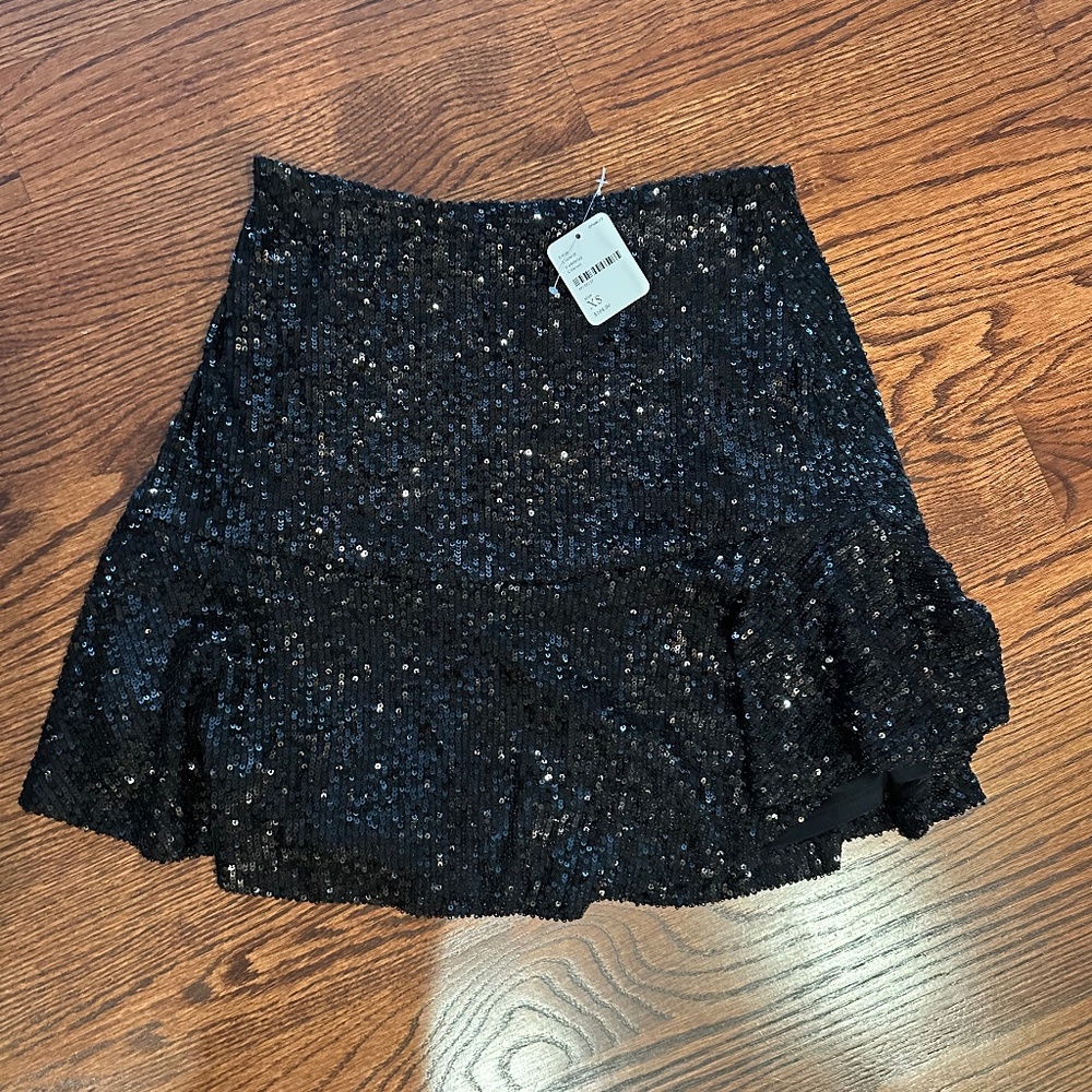 Free People sequin skirt